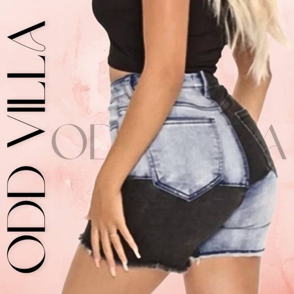 🏁 Patchwork Shorts - Picture 3 of 5